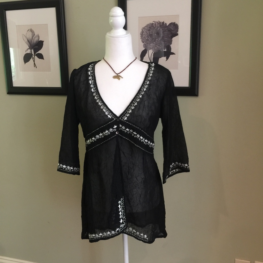 Swim N Sport Black Cover Up- Small